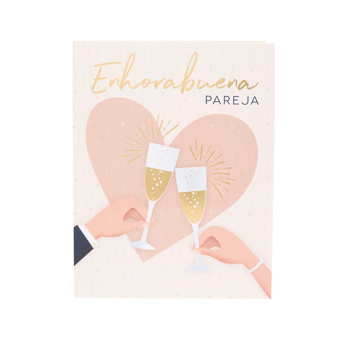 Tarjeta Maxi de Boda Enhorabuena 1
